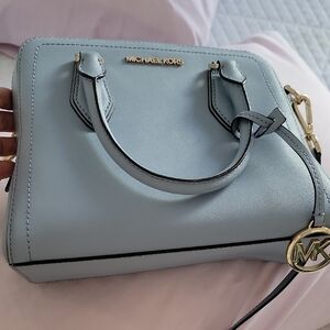 Michael Kors Sky Blue Satchel